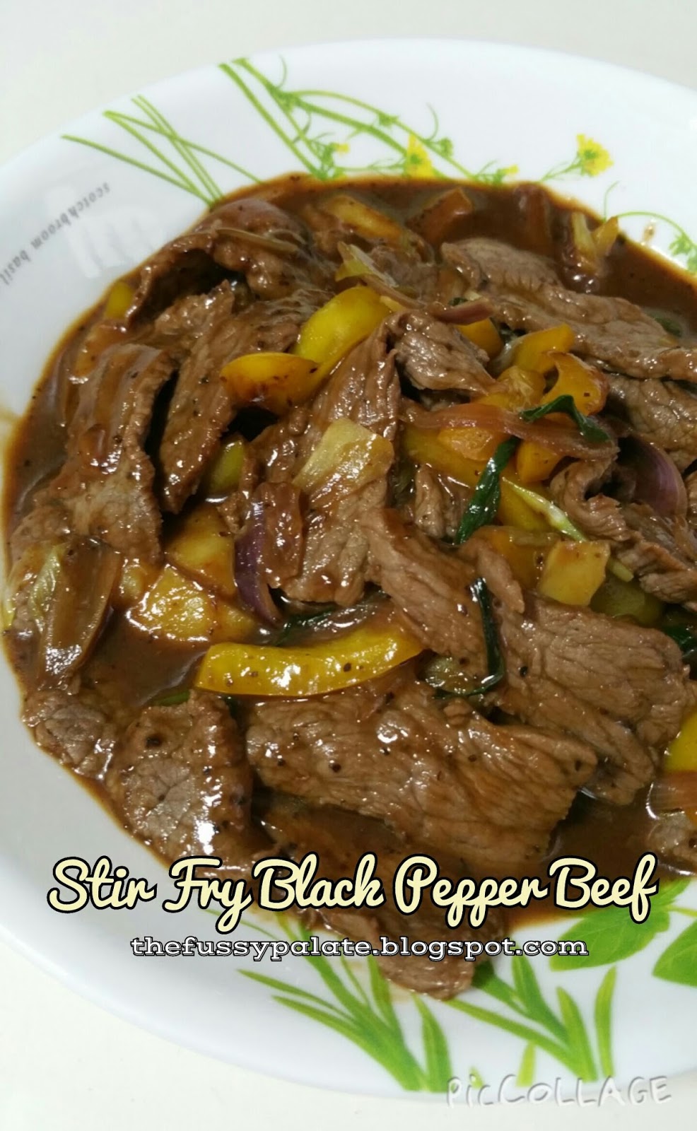 The Fussy Palate Stir Fry Black Pepper Beef