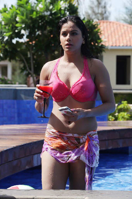 Rachana Mourya Thighs Show in Swimsuit Photos