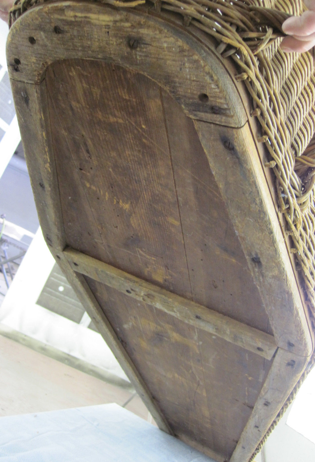 Halloweeniana Wicker Coffin/Casket "Cooling Box" (19th Century)