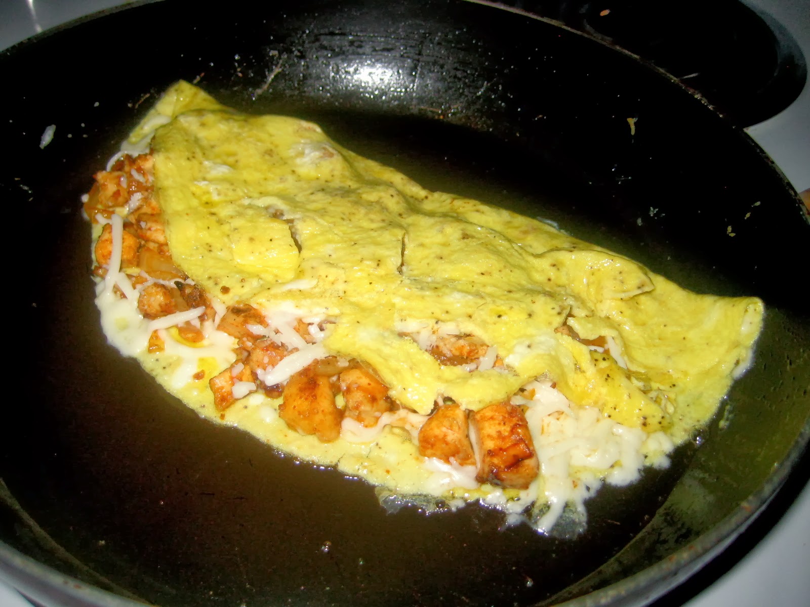 The Recipe Blog Chicken Omelet