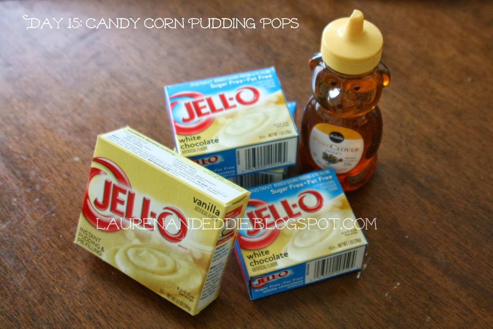 A Page Is Turned 31 Days of Halloween Day 15 Candy Corn Pudding Pops