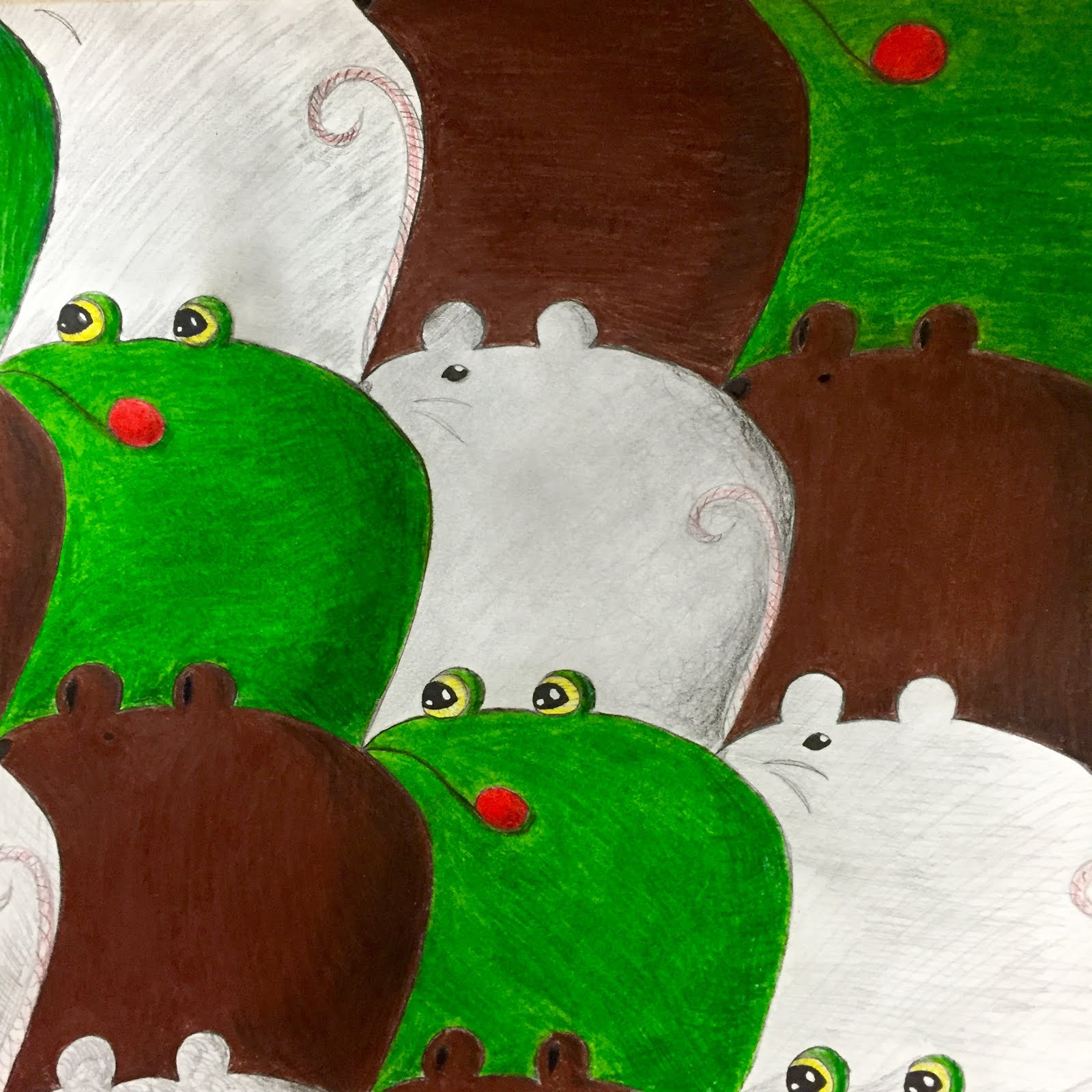 Kids Art Market: Tessellation Pattern Project