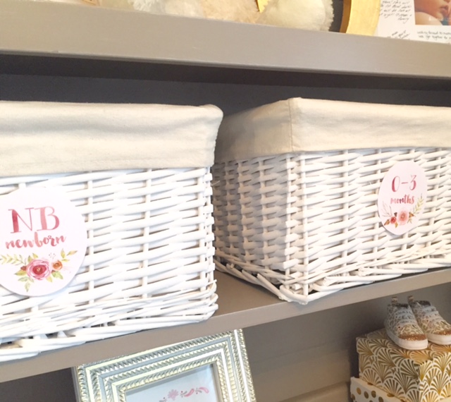 Nursery Decor and Labels for Baby Girl
