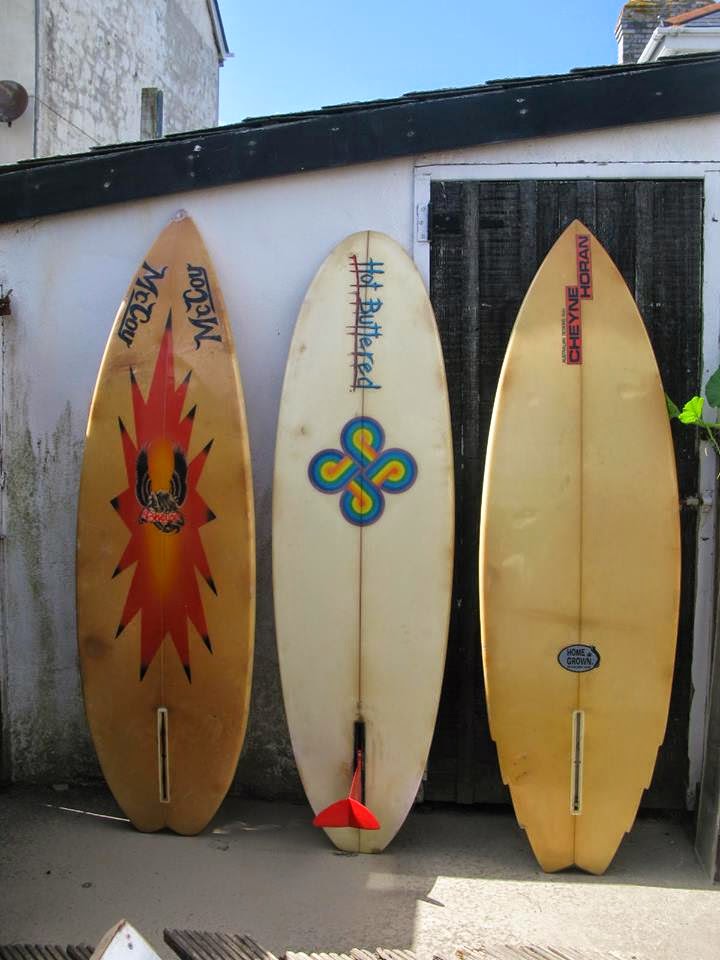 vintage surfboard collector UK Vitamin Sea Cheyne Horan model by CJ