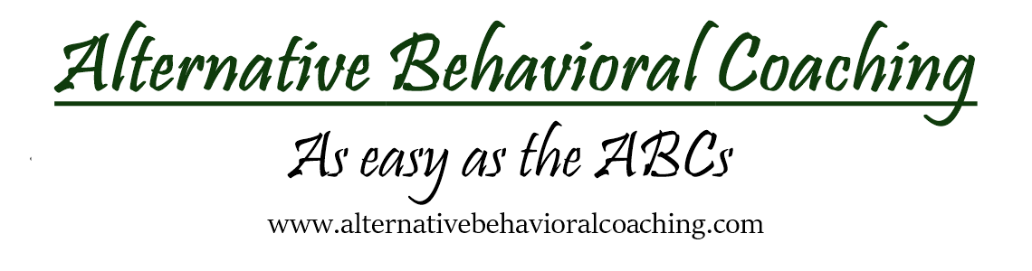 ABC's, Alternative Behavioral Coaching a Life Coaching blog.