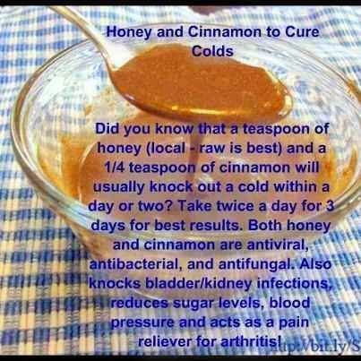Honey and Cinnamon for Common Colds