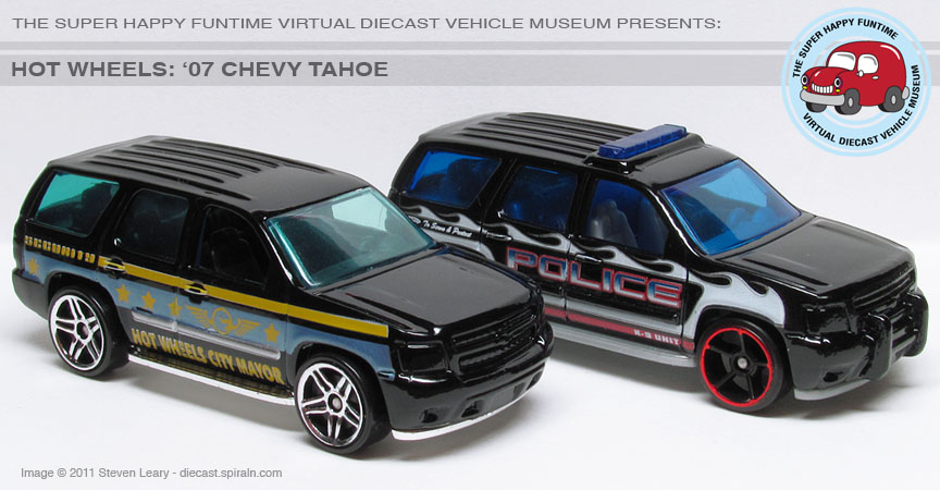 Four versions of the Hot Wheels 2007 Tahoe have been uploaded a couple of d...