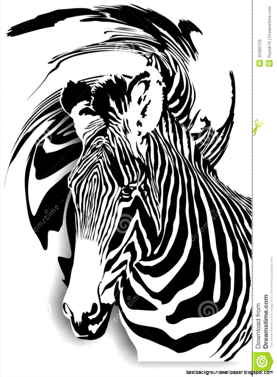 Zebra On An Abstract Background monochrome Vec Royalty Free Zebra On An Abstract Background monochrome Vec Royalty Free