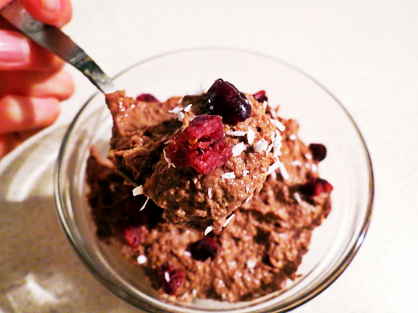 peanutbuttermonster Śniadaniowy pudding czekoladowy z kaszy jaglanej