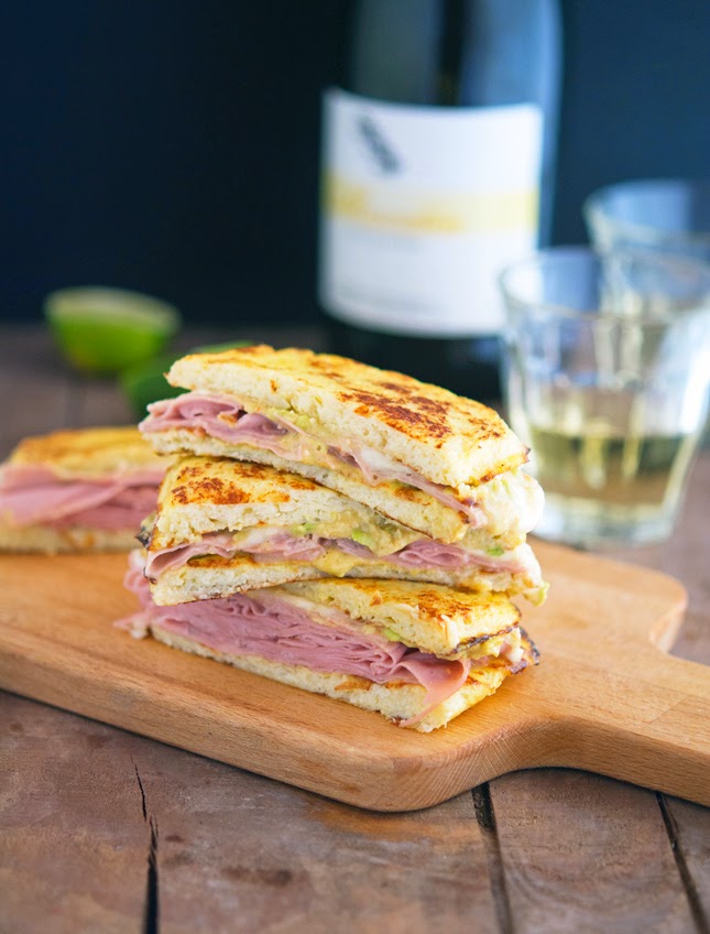 The Iron You Cauliflower Crust Mortadella and Cheese Panini