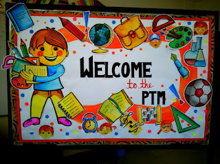 ptm bulletin decoration boards craft elementary schools soft crafts class teacher decorations display parents decorate kindergarten projects primary preschool classroom