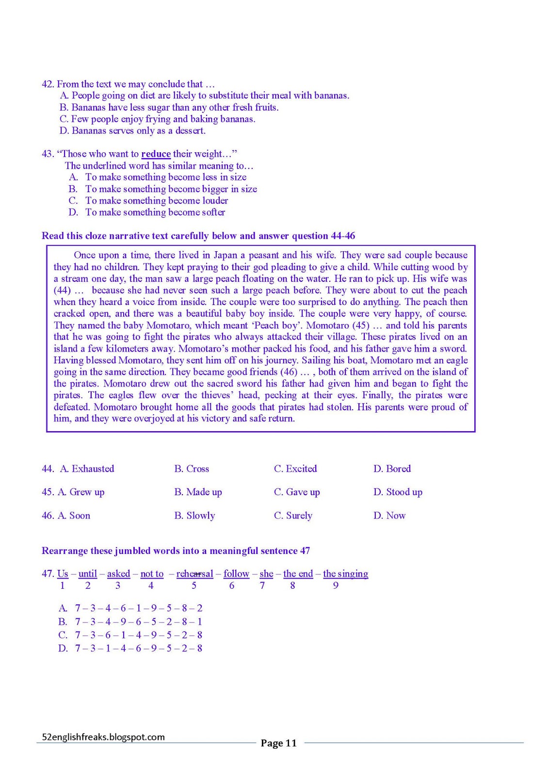 http://52englishfreaks.blogspot.com/2013/03/prediksi-un-2012-2013.html