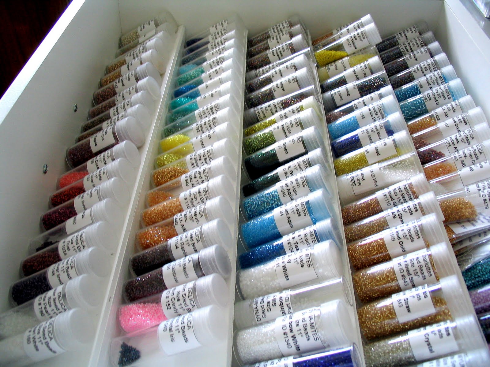 A Beader's Blog A Special Drawer for Seed Beads