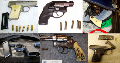 Guns Discovered at (Left to Right, Top to Bottom) BDL, BWI, STL, RAP, JAX, MGM