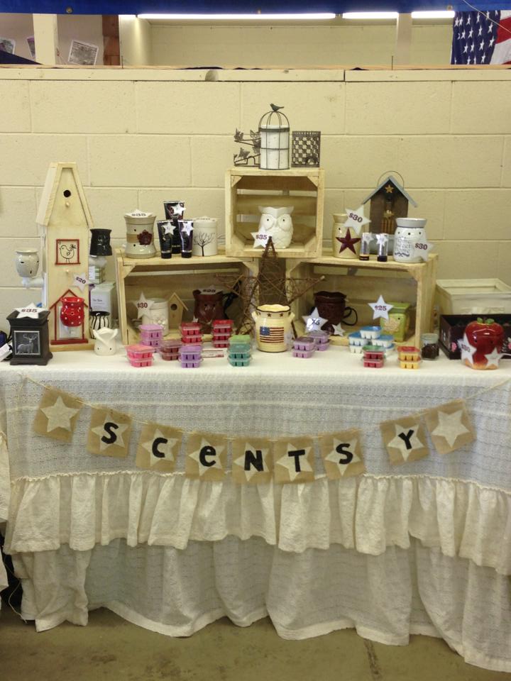 The Sassy Homemaker My Scentsy booth display at the County Fair