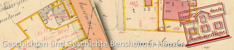 Bensheimer Häuser - damals und heute