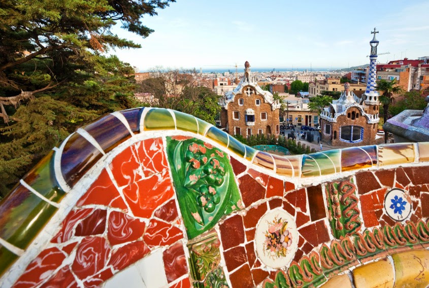 Barcelona España barcelona-park-guell