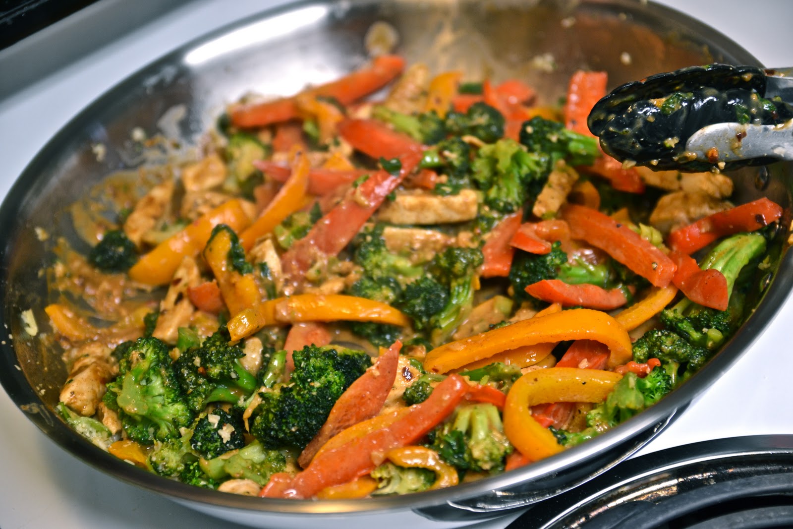 Explorations of an Amateur Cook Chicken and Vegetable StirFry with Sprouted Rice and Quinoa Blend