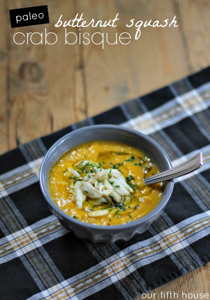 butternut squash crab bisque our fifth house Bloglovin’