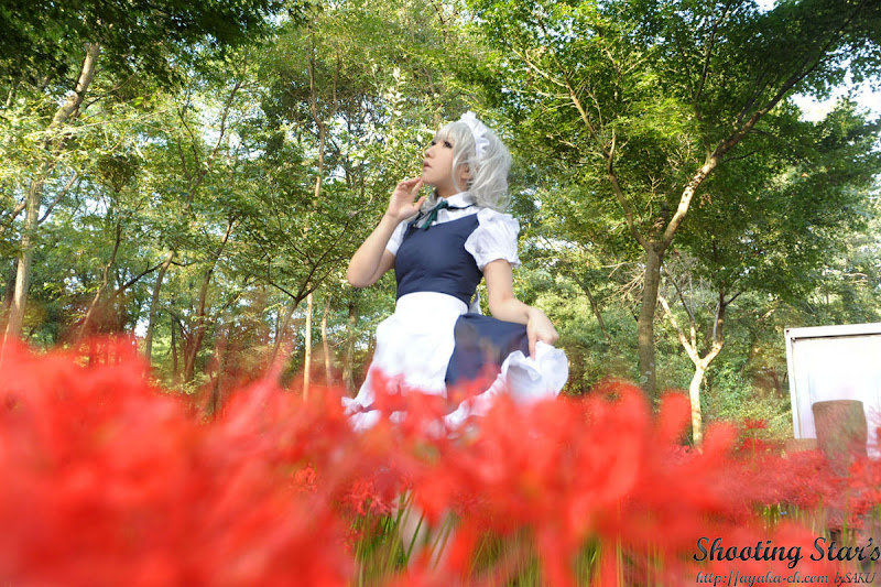 CosRain.Com Sakuya＇s COSPLAY - The Touhou Project