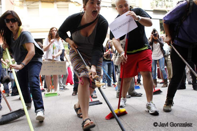 manifestaciones, demonstrations, Lleida,
