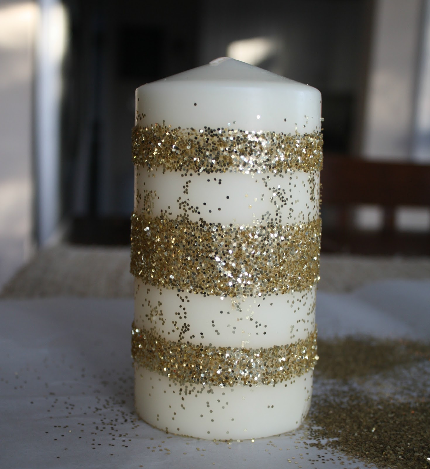 live a little wilder glitter candles {tutorial}