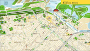 Mapa turístico de Buenos Aires (mapa turistico buenos aires)