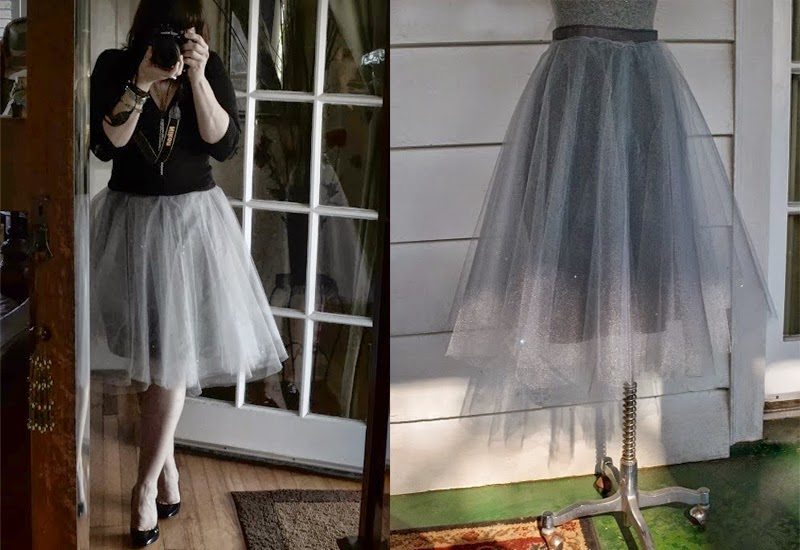 Popular DIY Crafts Blog How to Sew Tulle Skirt with Crystals