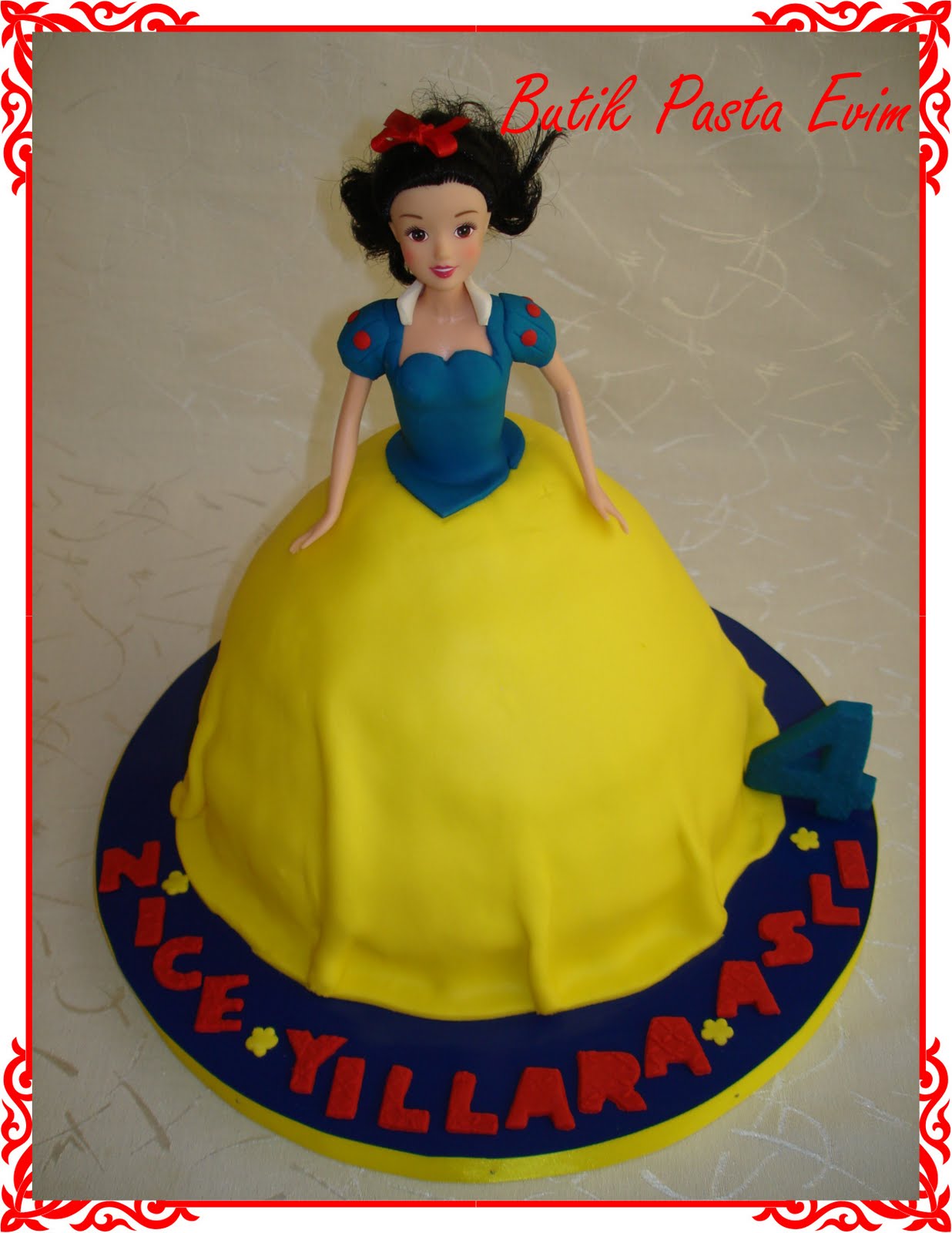 BUTİK PASTA EVİMDENİZLİ Pamuk Prenses PastasıASLI…