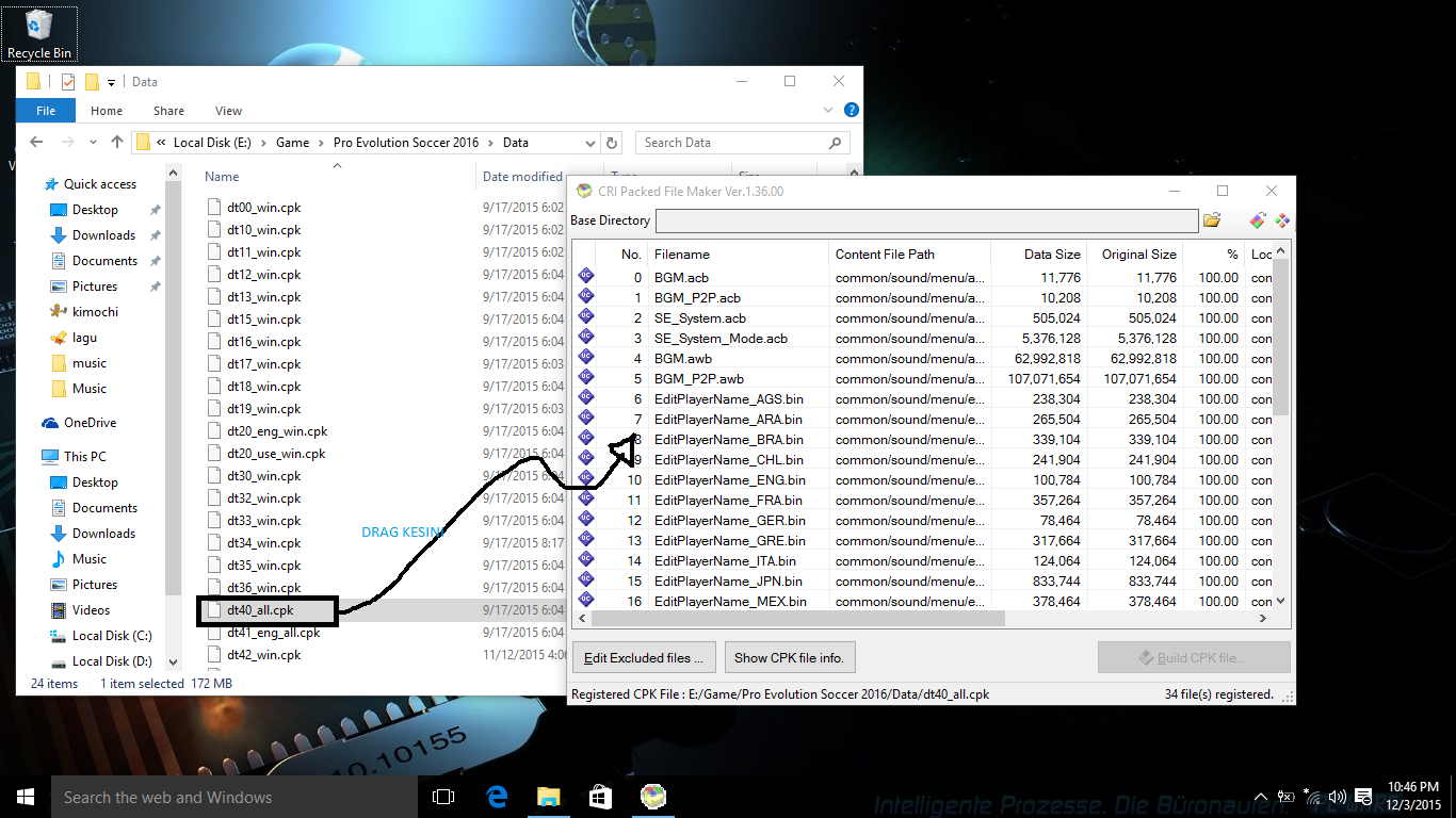 Extract CPK/TEMP Files (XBOX360) PESTeam.it Forum