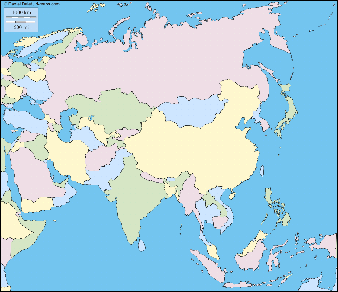 geography and history blog asia and oceania political maps