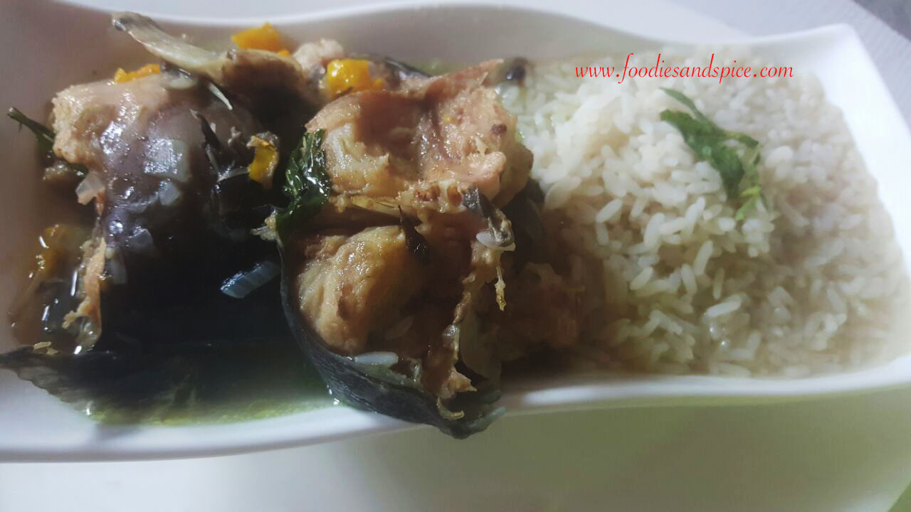 WeAllLoveRice White Rice and Catfish Pepper soup with mint