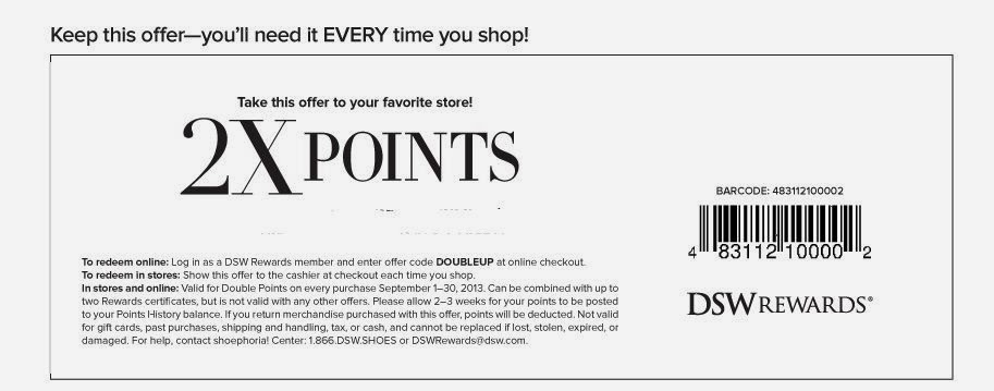 Dsw Coupons 2014