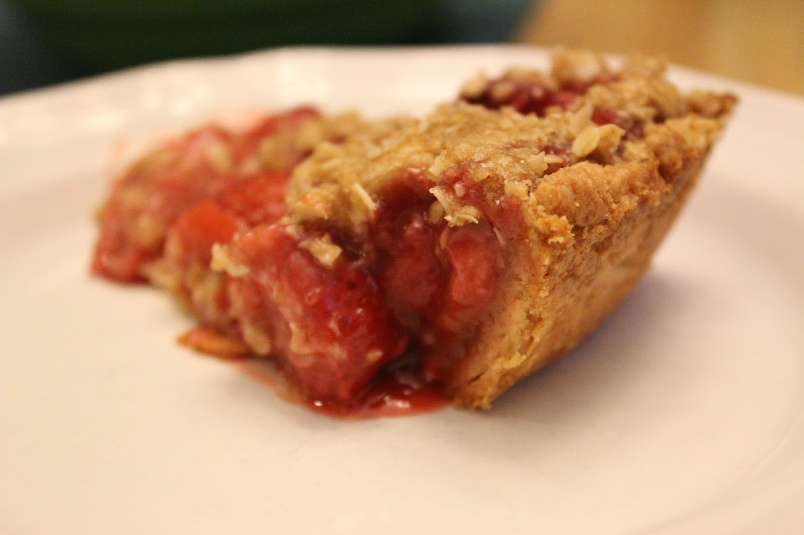 good gracious ______ strawberry rhubarb crumble pie