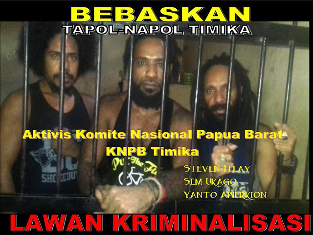 BEBASKAN TAPOL TAPOL TIMIKA