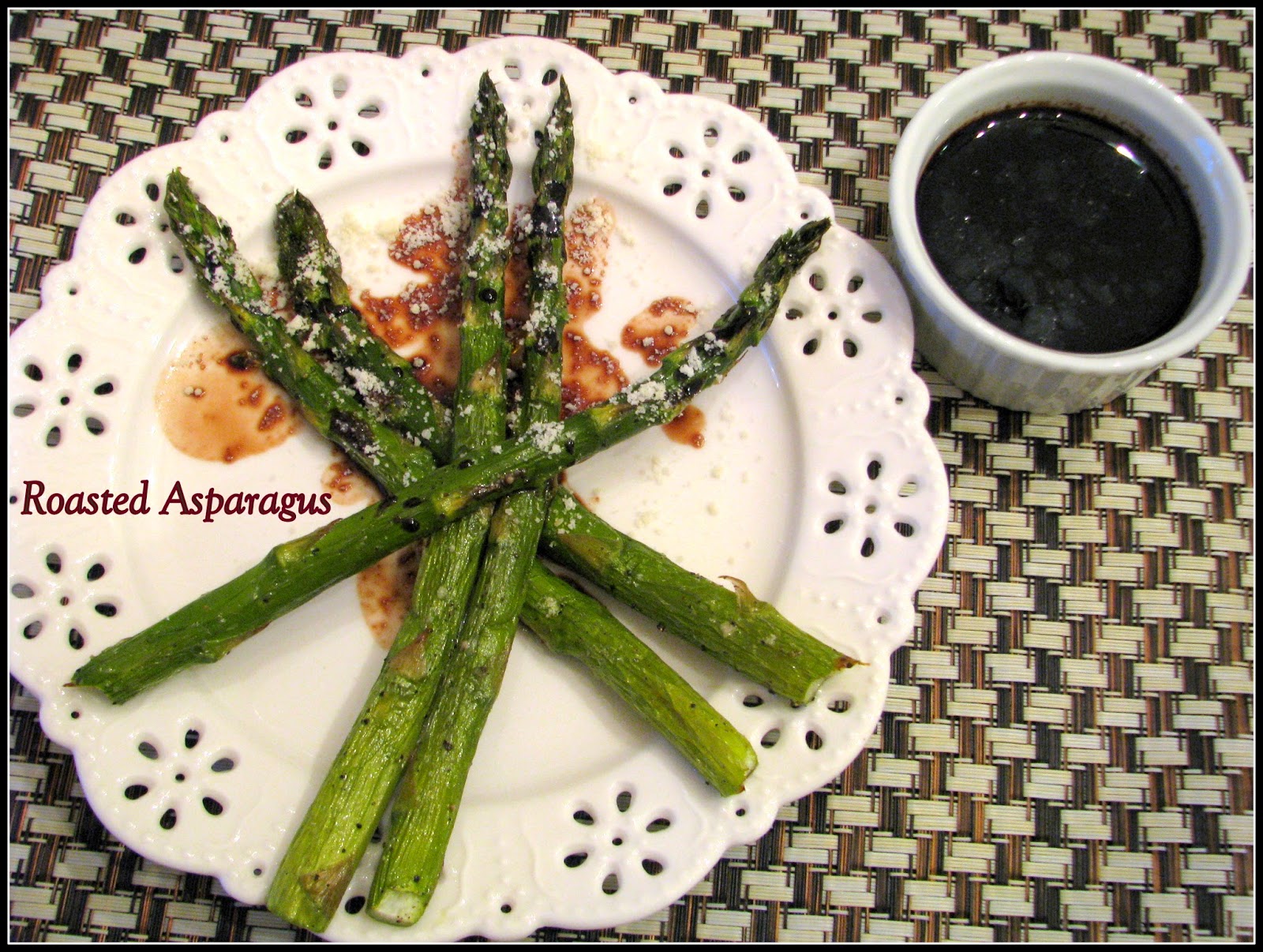 A Tribute to Cooking Roasted Asparagus with LemonInfused Balsamic