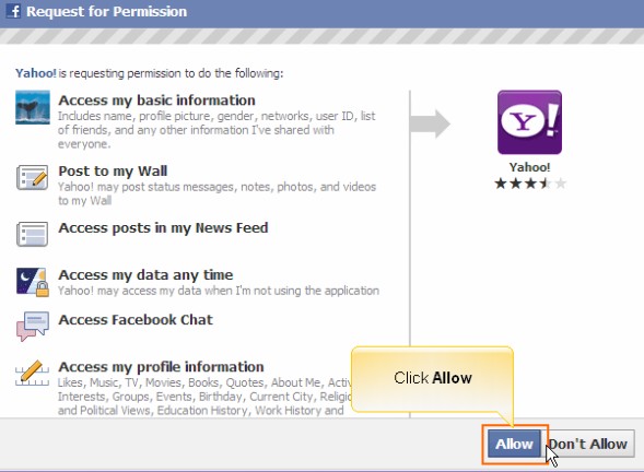 chat with facebook friends on yahoo messenger