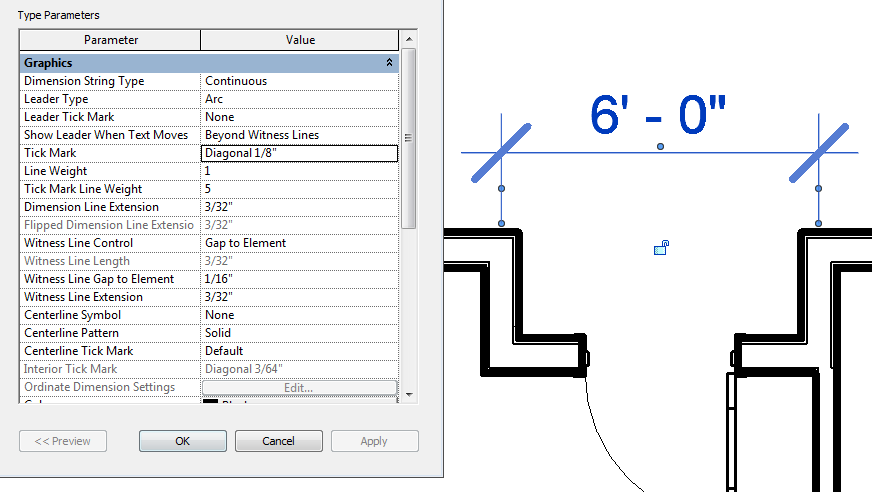 change tick size revit 2011 change tick size revit 2011