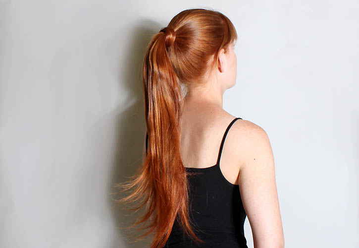 Модная причёска на длинные волосы: оригинальный вариант "рыбьего хвоста"