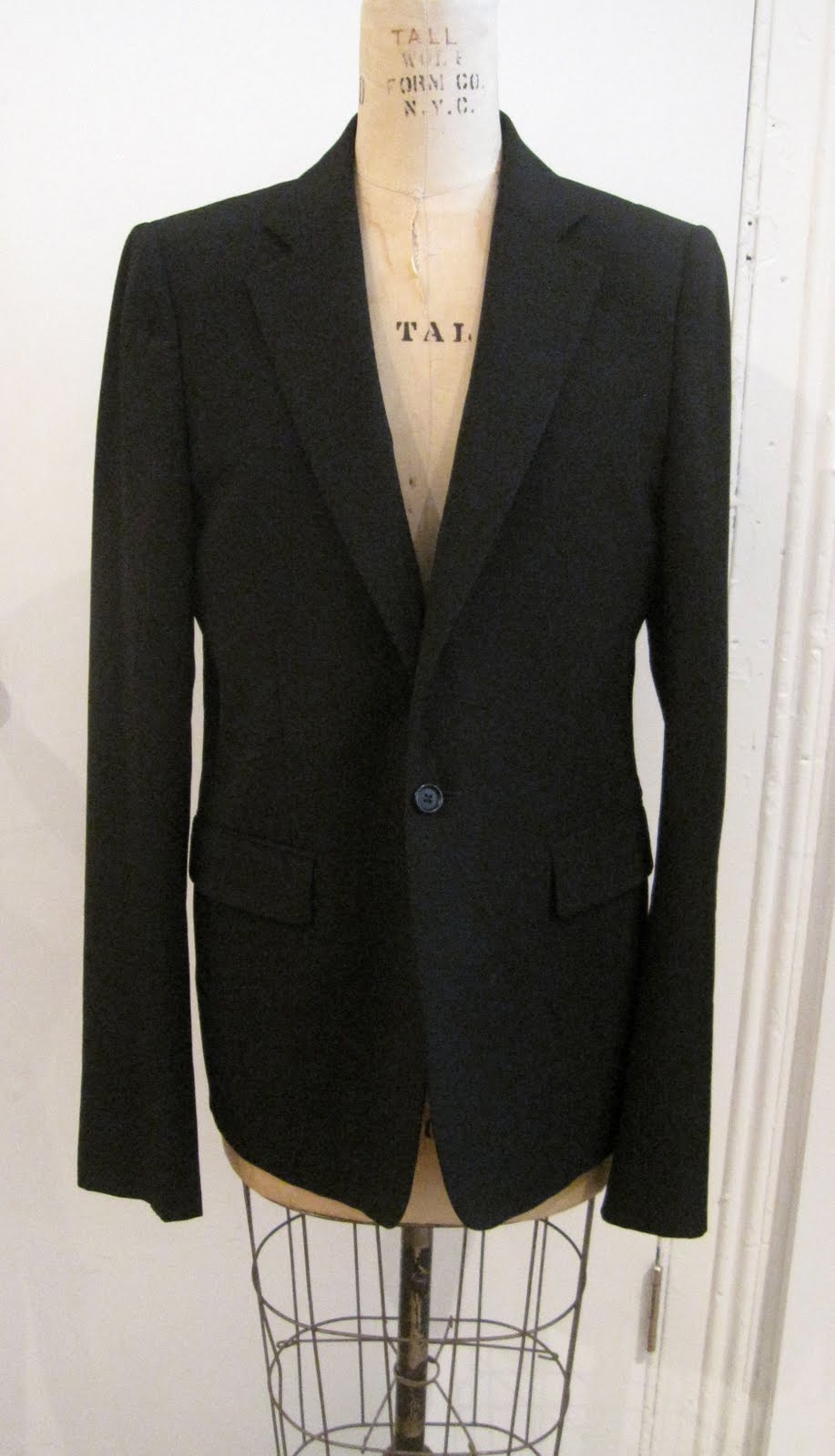 mens long blazer