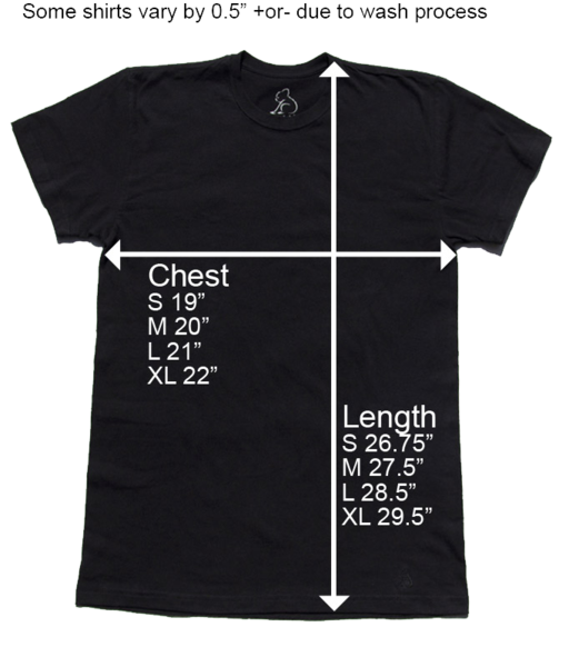 Kuwalla Tee Sizing Chart