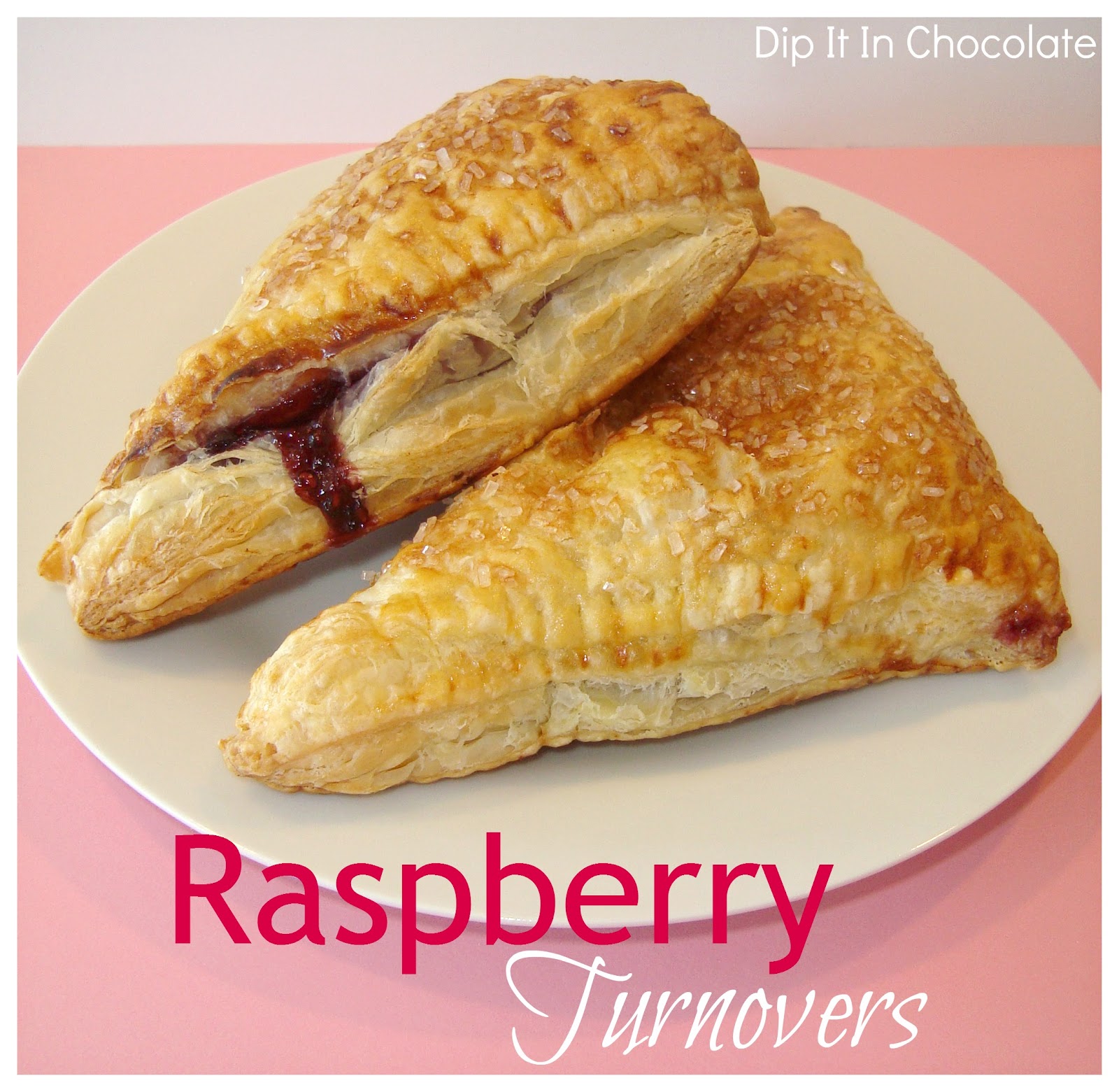 Raspberry Turnovers Dip it in Chocolate