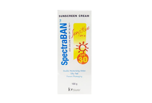 ครีมกันแดดสำหรับคนเป็นสิว SpectraBAN Sensitive SPF30 PA++ ครีมกันแดดสำหรับคนเป็นสิว SpectraBAN Sensitive SPF30 PA++