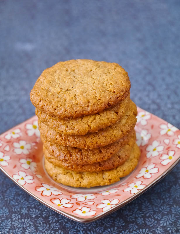 Peaches and Donuts Flourless Peanut Butter Cookies