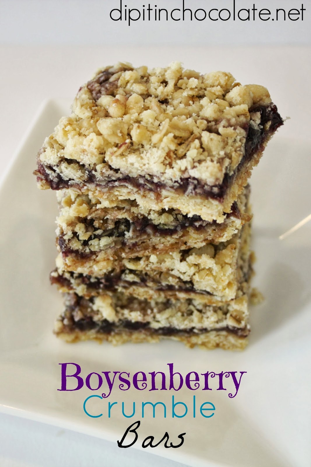 Boysenberry Crumble Bars Dip it in Chocolate
