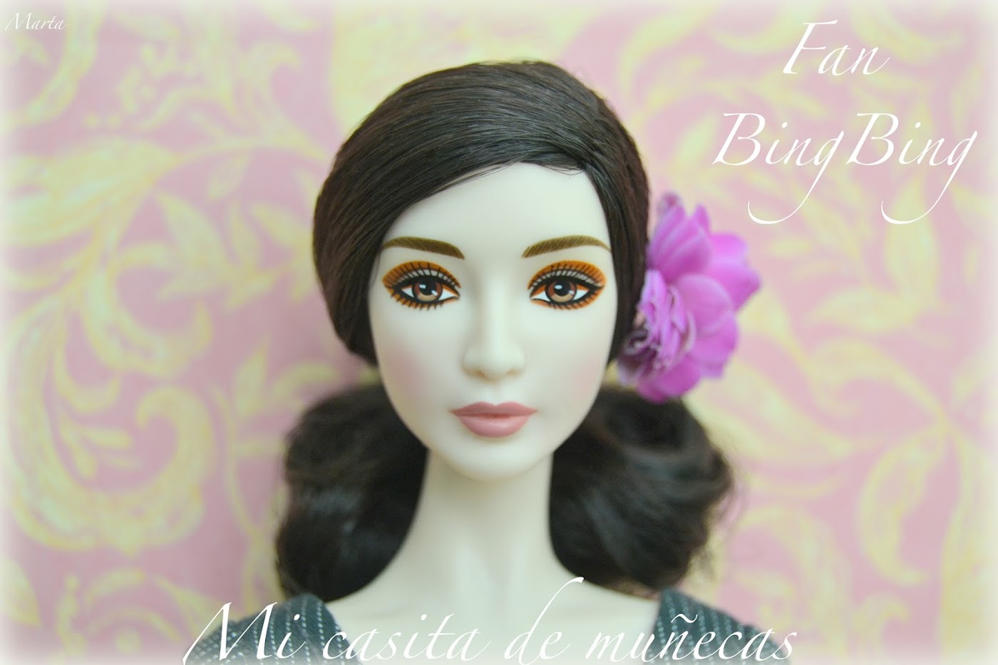 Barbie Fan Bingbing mattel. Blog Mi Casita de Muñecas. Vestido hecho a mano para Barbie.
