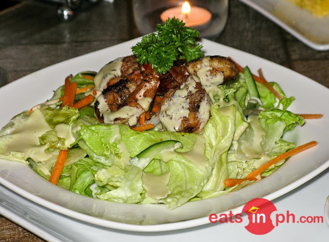 Cajun Shrimp Salad from Cottage Kitchen Cafe in Angeles City Pampanga