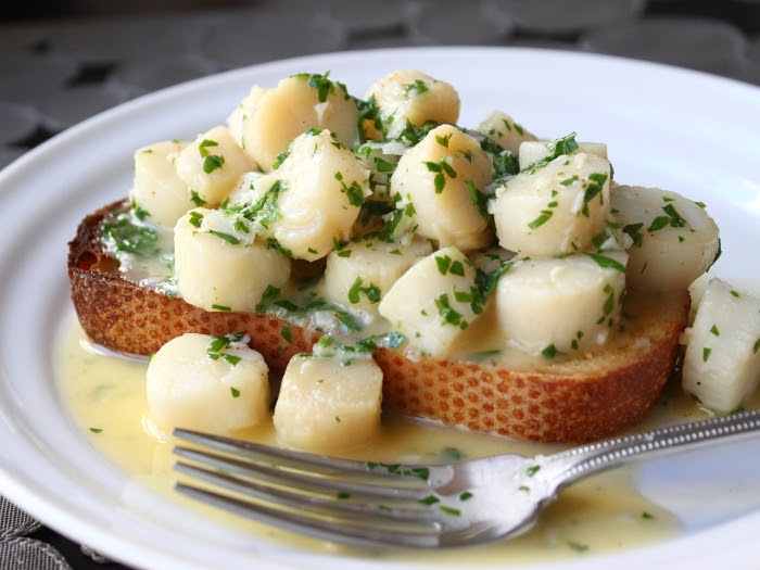 Food Wishes Video Recipes Bay Scallops with Garlic Parsley Butter