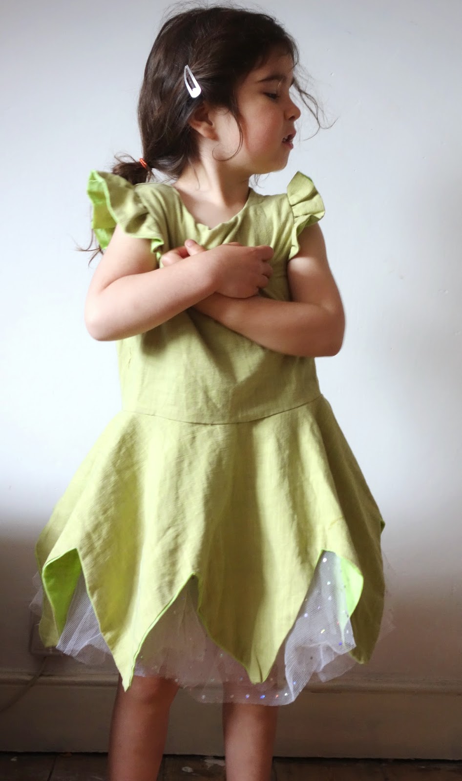 Hanami fairy dress, Straight grain pattern, As it Seams