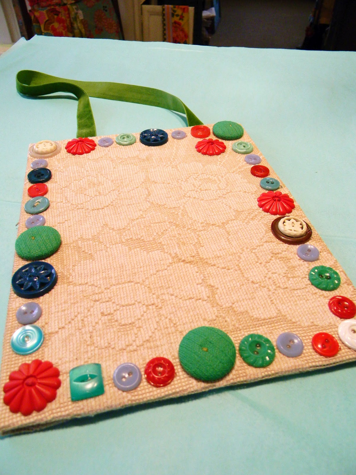 Everlasting Blooms DIY fabric covered canvas